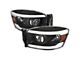 LED Tube Projector Headlights; Matte Black Housing; Clear Lens (06-09 RAM 3500)