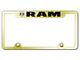 RAM Laser Etched License Plate Frame (Universal; Some Adaptation May Be Required)