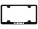 HEMI Laser Etched Wide Body License Plate Frame (Universal; Some Adaptation May Be Required)