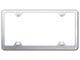 4-Hole Wide Bottom License Plate Frame (Universal; Some Adaptation May Be Required)