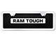 RAM Tough Mini License Plate; Chrome on Black Acrylic (Universal; Some Adaptation May Be Required)