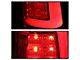 Light Bar LED Tail Lights; Chrome Housing; Red/Clear Lens (10-18 RAM 3500 w/ Factory Halogen Tail Lights)