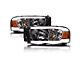 LM Series Headlights; Chrome Housing; Clear Lens (03-05 RAM 3500)