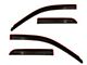 Low Profile Ventvisor Window Deflectors; Front and Rear; Dark Smoke (10-24 RAM 3500 Crew Cab)