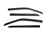 Low Profile Ventvisor Window Deflectors; Front and Rear; Matte Black (10-24 RAM 3500 Crew Cab)