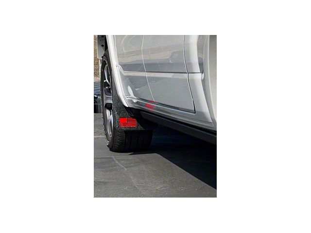 Merica Mud Flaps; Front; Red (19-24 RAM 3500 SRW)