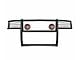 Modular Grille Guard with 5.30-Inch Red Round Flood LED Lights; Black (03-05 RAM 3500)