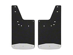 Textured Rubber Mud Guards; Front; 12-Inch x 23-Inch (10-24 RAM 3500)