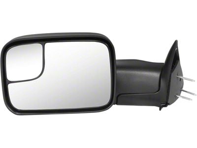 OE Style Mirror; Driver Side; Black (94-02 RAM 3500)