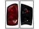 OEM Style Tail Lights; Chrome Housing; Red Clear Lens (07-09 RAM 3500)