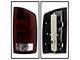 OEM Style Tail Lights; Chrome Housing; Red Smoked Lens (03-06 RAM 3500)