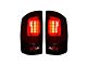 OLED Tail Lights; Chrome Housing; Dark Red Smoked Lens (03-06 RAM 3500)