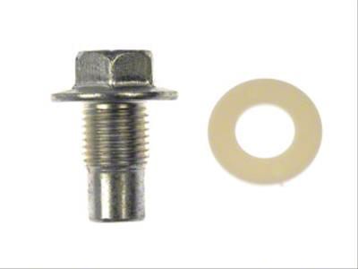 Pilot Point Engine Oil Pan Drain Plug; 1/2-20; Head Size 9/16-Inch (2003 5.9L, 8.0L RAM 3500)