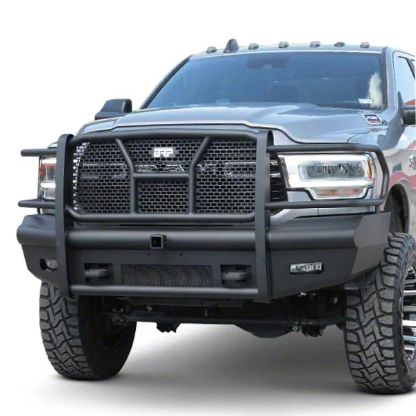 RAM 3500 Pipe Force Series Front Bumper; Black Textured (19-24 RAM 3500 ...