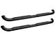 Platinum 4-Inch Oval Side Step Bars; Black (06-09 RAM 3500 Mega Cab)
