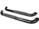 Platinum 4-Inch Oval Side Step Bars; Black (10-24 RAM 3500 Regular Cab)