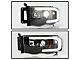 Platinum Series Headlights; Black Housing; Clear Lens (03-05 RAM 3500)