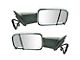 Powered Heated Memory Manual Folding Towing Mirrors with Chrome Cap (13-18 RAM 3500)