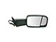 Powered Heated Towing Mirror with Puddle Light; Textured Black; Passenger Side (2012 RAM 3500)