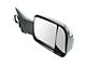 Powered Heated Towing Mirror with Puddle Light; Textured Black; Passenger Side (2012 RAM 3500)