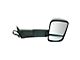 Powered Heated Towing Mirror with Puddle Light; Textured Black; Passenger Side (2012 RAM 3500)