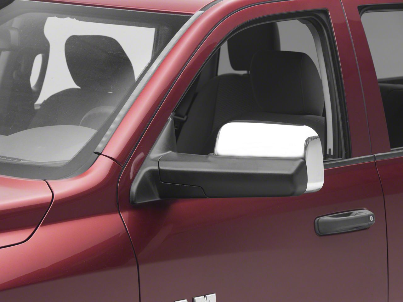 RAM 3500 Powered Heated Towing Mirrors; Chrome (1018 RAM 3500)