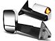 Powered Heated Towing Mirrors with with Amber LED Turn Signals; Chrome (09-16 RAM 3500)