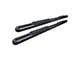 Premier 4 Oval Nerf Side Step Bars without Mounting Kit; Black (10-18 RAM 3500 Crew Cab)