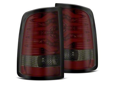 PRO-Series LED Tail Lights; Red Housing; Smoked Lens (19-24 RAM 3500 w/ Factory Halogen Tail Lights)