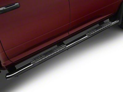 Westin Pro Traxx 4-Inch Oval Side Step Bars; Black (10-24 RAM 3500 Crew Cab)