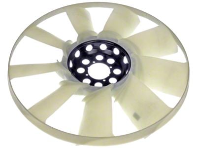 Radiator Clutch Fan Blade; Plastic (10-12 RAM 3500, Excluding Cab & Chassis)