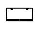 RAM Head License Plate Frame; Black (Universal; Some Adaptation May Be Required)