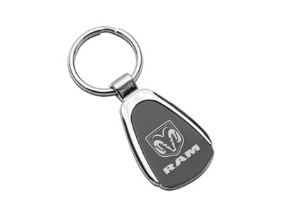 RAM Teardrop Key Fob; Black