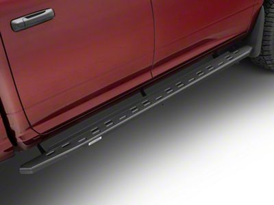 Go Rhino RB30 Slim Line Running Boards; Textured Black (10-24 RAM 3500 Crew Cab)