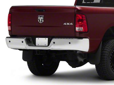 Rear Bumper; Pre-Drilled for Backup Sensors; Chrome (10-18 RAM 3500)