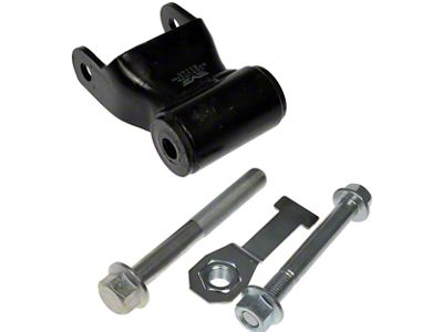 Rear Leaf Spring Shackle Kit; Rearward (13-22 RAM 3500)