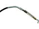 Rear Parking Brake Cable; 87-Inch; Driver Side (2008 RAM 3500)