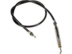 Rear Parking Brake Cable; Driver Side (03-08 RAM 3500 Quad Cab; 10-13 RAM 3500 Crew Cab, Mega Cab)