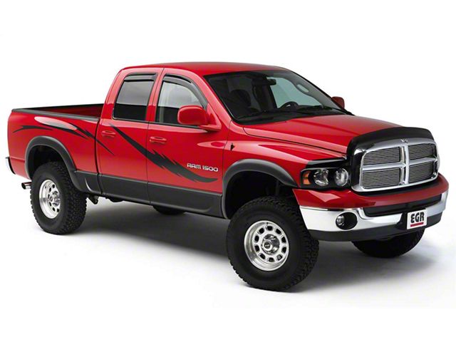 EGR Rugged Look Fender Flares; Black (03-09 RAM 3500 SRW)