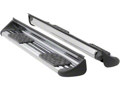 Stainless Side Entry Running Boards; Polished (10-24 RAM 3500 Mega Cab)