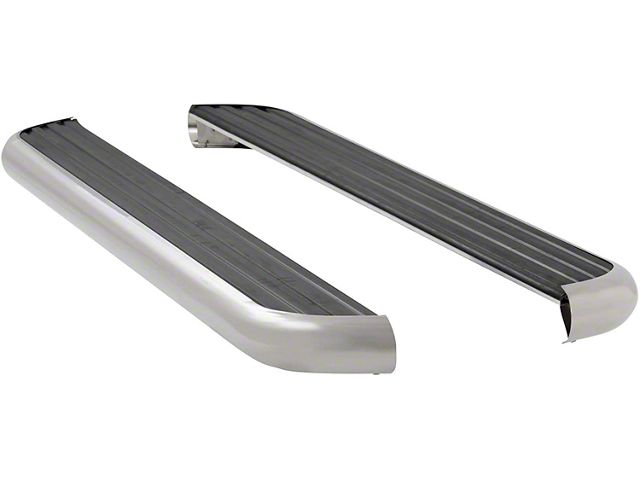 MegaStep 6.50-Inch Running Boards; Body Mount; Polished Stainless (06-09 Ram 3500 Mega Cab)