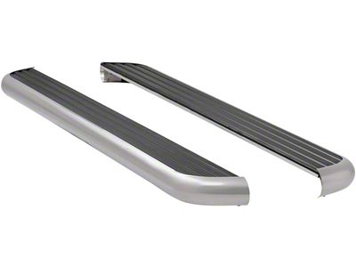 MegaStep 6.50-Inch Wheel-to-Wheel Running Boards; Polished Stainless (13-18 RAM 3500 Regular Cab w/ 8-Foot Box)