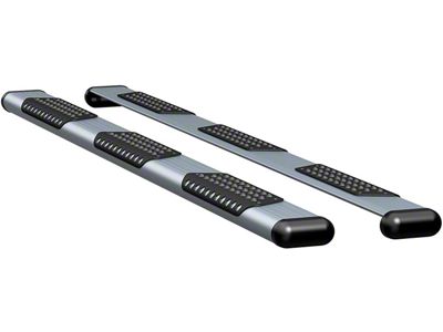 O-Mega II 6-Inch Oval Side Step Bars; Silver (10-24 RAM 3500 Mega Cab)