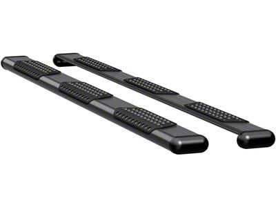 O-Mega II 6-Inch Oval Side Step Bars; Textured Black (10-24 RAM 3500 Mega Cab)