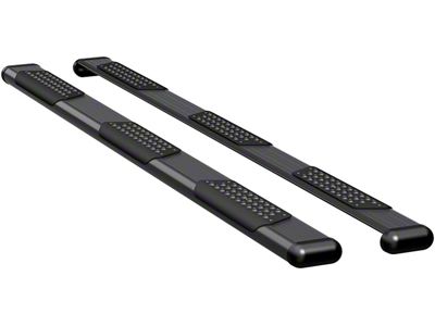 O-Mega II 6-Inch Wheel-to-Wheel Oval Side Step Bars; Textured Black (13-18 RAM 3500 Crew Cab w/ 6.4-Foot Box)