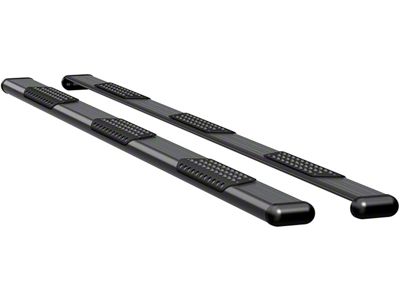 O-Mega II 6-Inch Wheel-to-Wheel Oval Side Step Bars; Textured Black (13-18 RAM 3500 Crew Cab w/ 8-Foot Box)