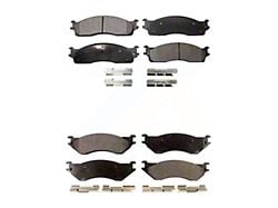 Semi-Metallic Brake Pads; Front and Rear (03-08 RAM 3500)