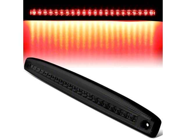 Sequential LED Tailgate Third Brake Light; Smoked (03-06 RAM 3500 w/ OEM Tailgate Light)