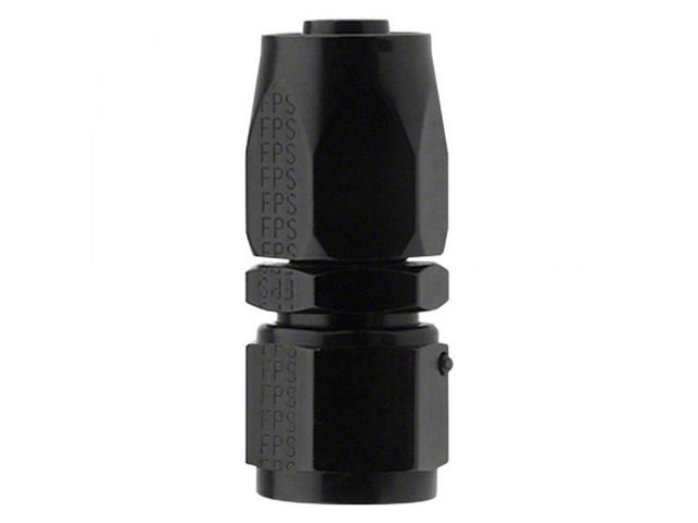 Series 2000 Pro-Flow Straight Hose End; -8AN; Black