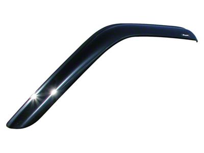 Tape-Onz Sidewind Deflectors; Front Only; Smoke (03-09 RAM 3500 Regular Cab)